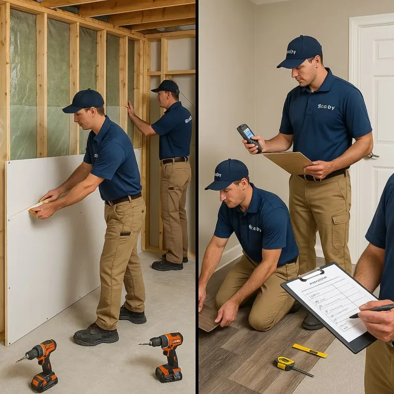 Repairs and Reconstruction process in Lawrence County, KY